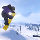 Le véritable jeu de nouvelle génération est encore rare AF 1 Un snowboardeur saute d'un kicker et exécute un saut de ceinture de sécurité lors d'une journée d'oiseau bleu dans Shredders, un jeu rare exclusif à la Xbox Series X.